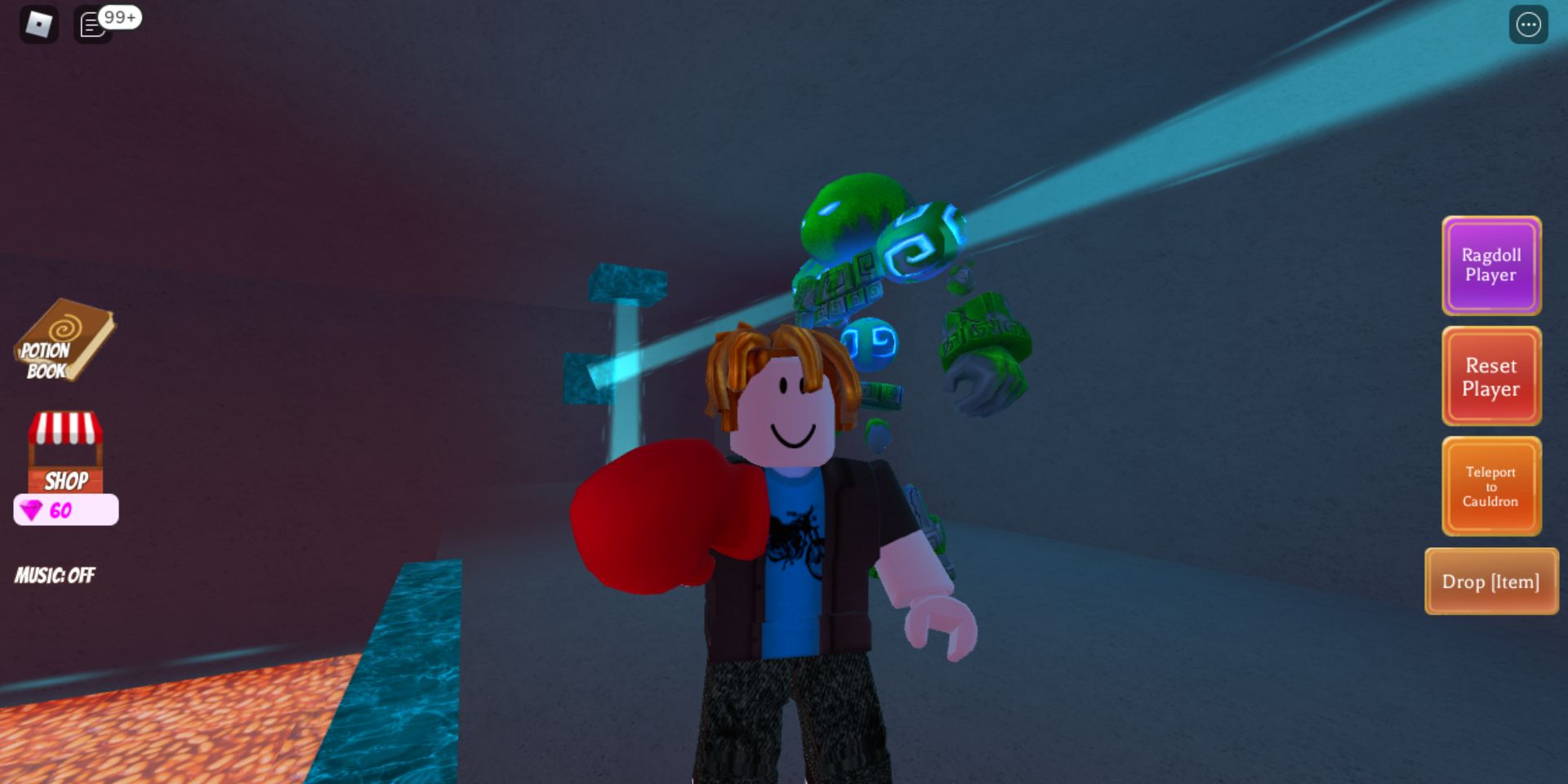 getting the Boxing Gloves ingredient in Roblox Wacky Wizards