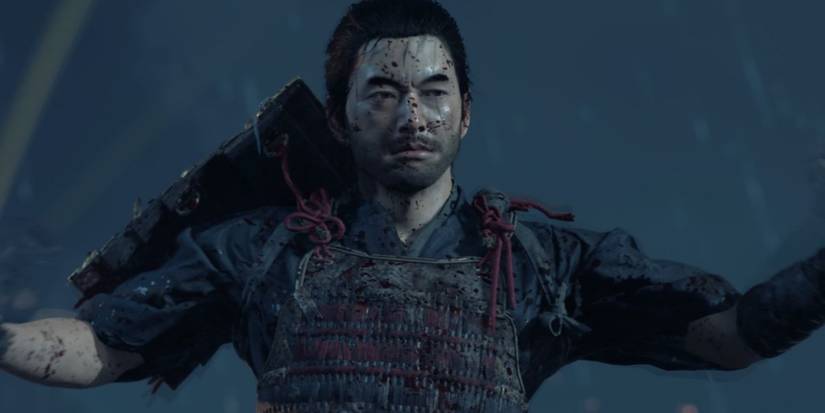 ghost of tsushima jin sakai arms out
