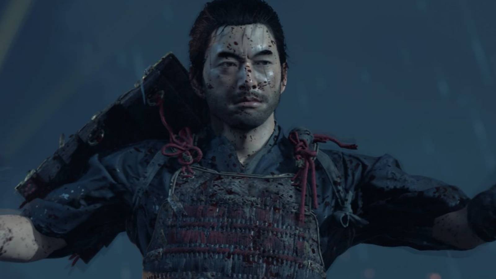 ghost of tsushima jin sakai arms out