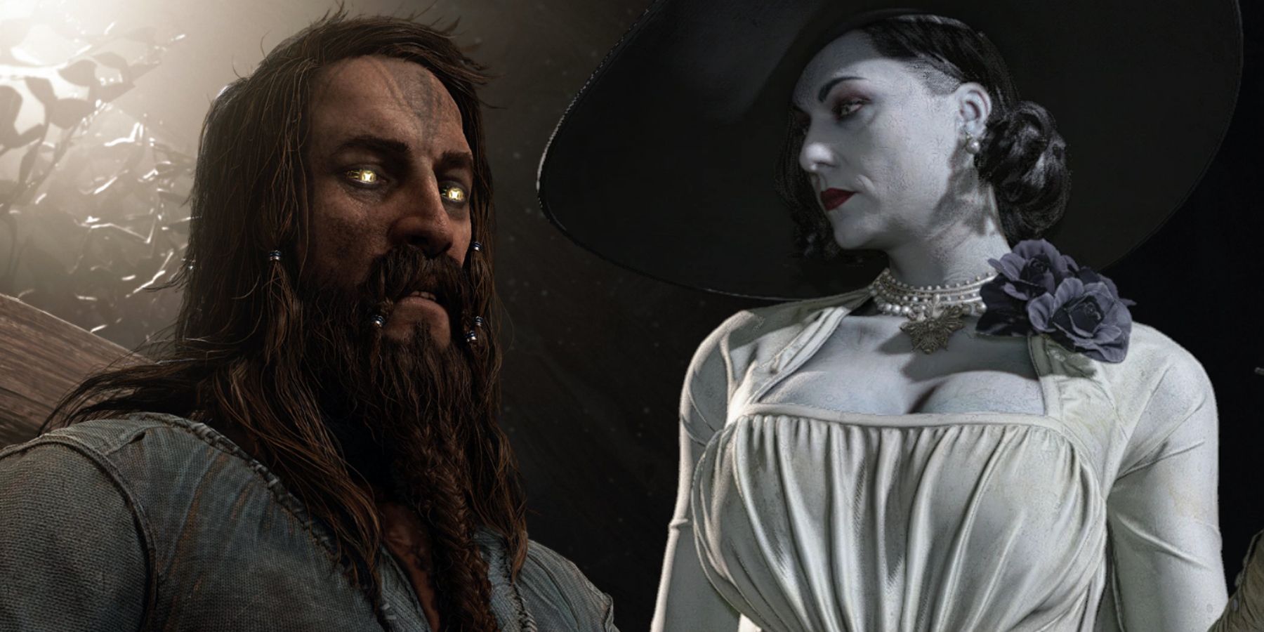 God of War's Tyr is Being Compared to Resident Evil Village's Lady  Dimitrescu