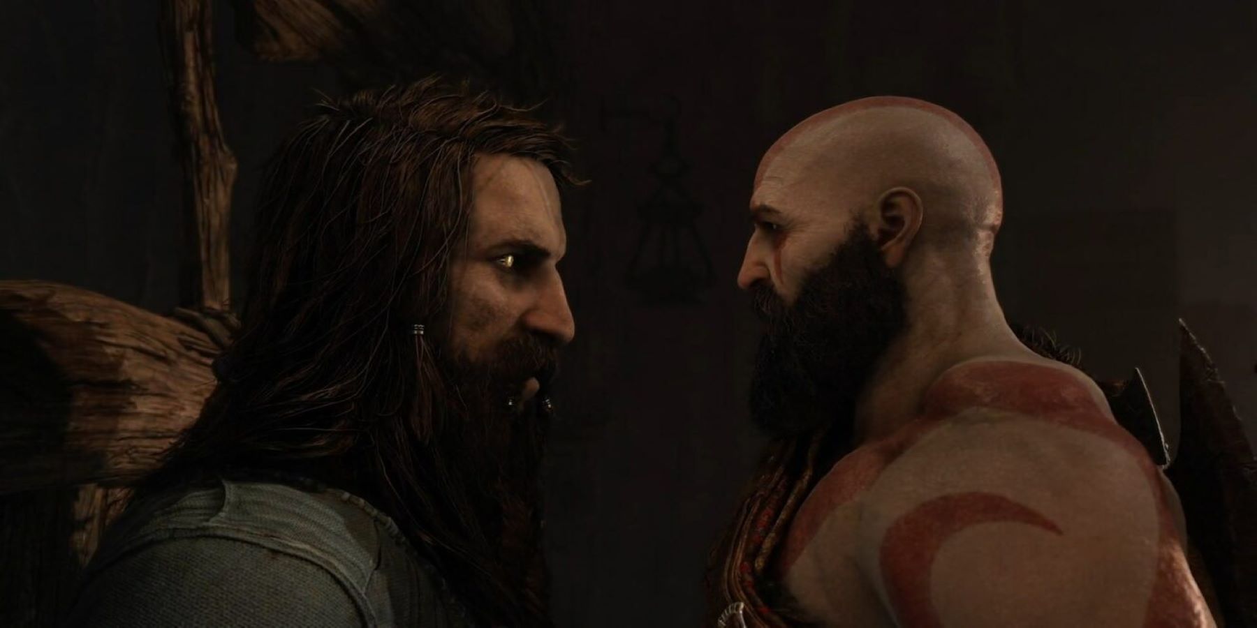 Tyr has egyptian tattoos? : r/GodofWarRagnarok