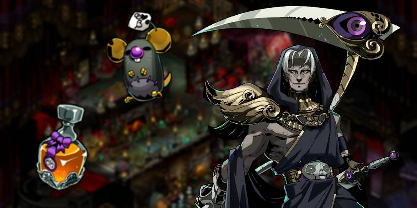 hades thanatos with companion mort and ambrosia