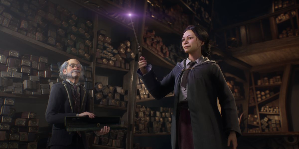 Hogwarts Legacy Picking Out a Wand