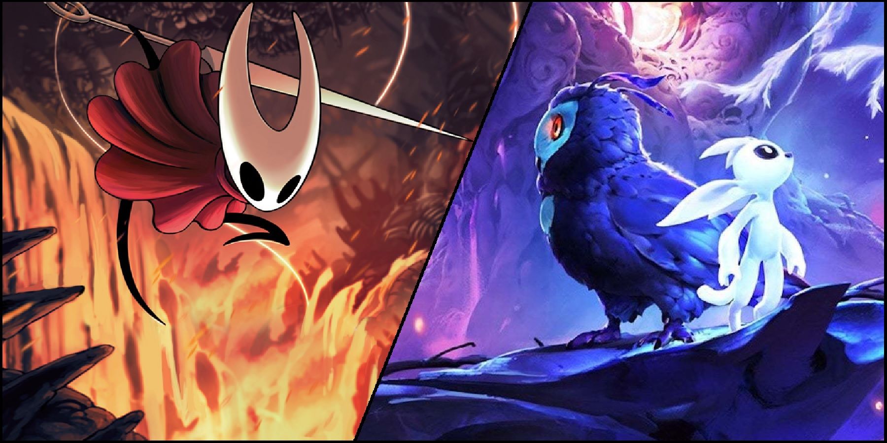 Hollow knight или ori сравнение