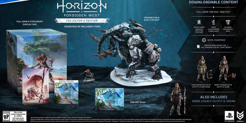 horizon forbidden west collectors edition