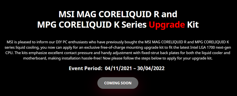 msi coreliquid upgrade kid