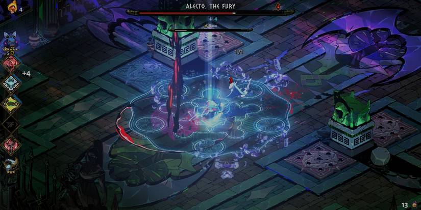 Alecto afflicted by Killing Freeze