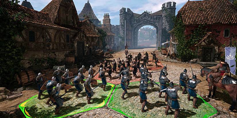 kings bounty 2 troops in battle against the enemy army