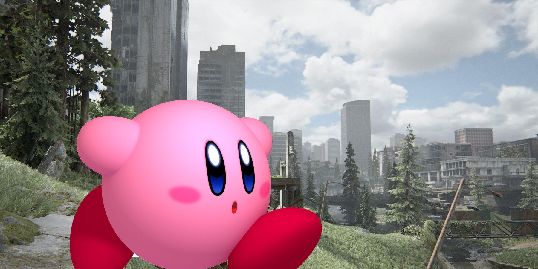 Kirby and the Forgotten Land tem cenários similares a The Last of Us 2