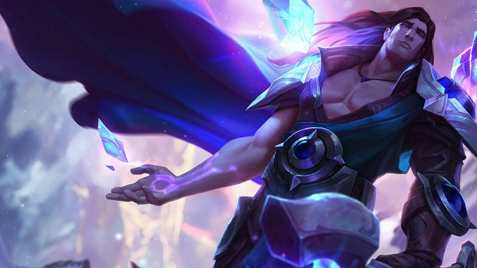 Taric Manipulating his Gems in his League of Legends splash art