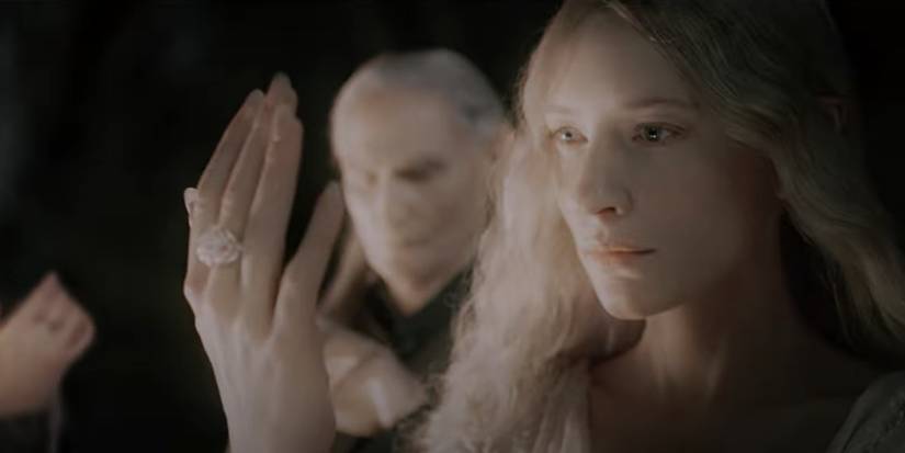 lotr elven rings galadriel Cropped