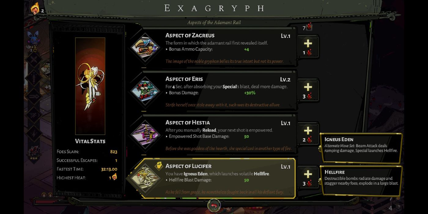 Aspects of Exagryph
