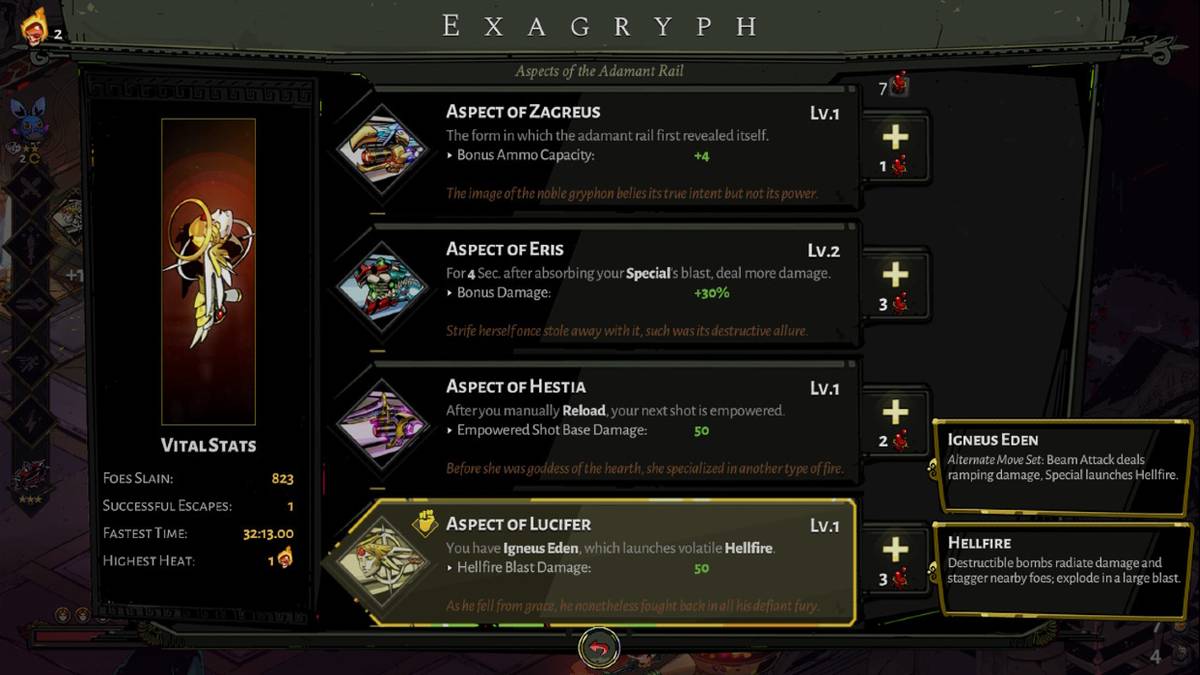 Aspects of Exagryph