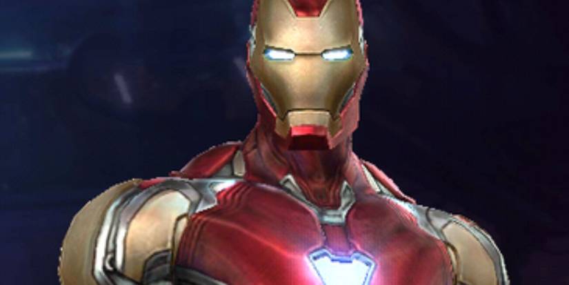 Character model of Iron Man from Marvel Future Revolution.