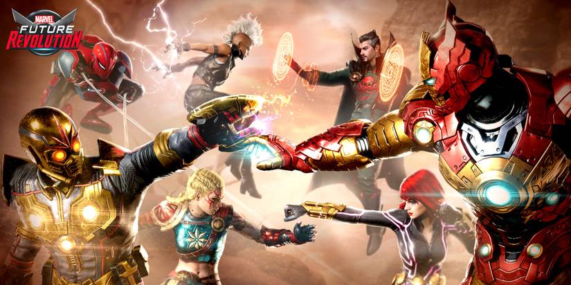marvel future revolution pro tips feature image shows various characters facing off against each other