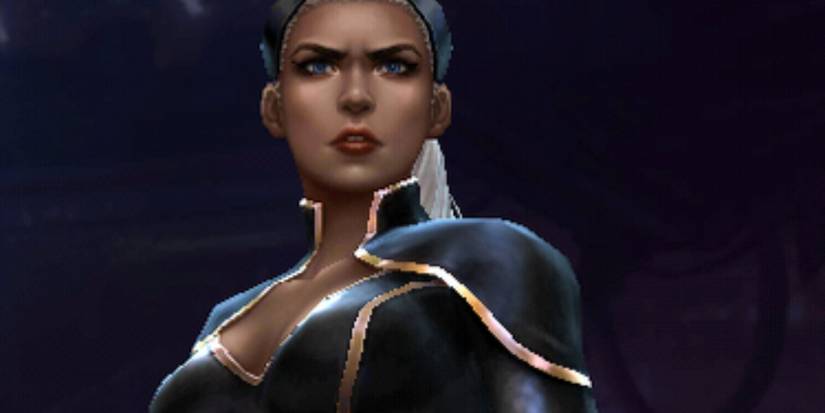 Character model of Storm from Marvel Future Revolution.