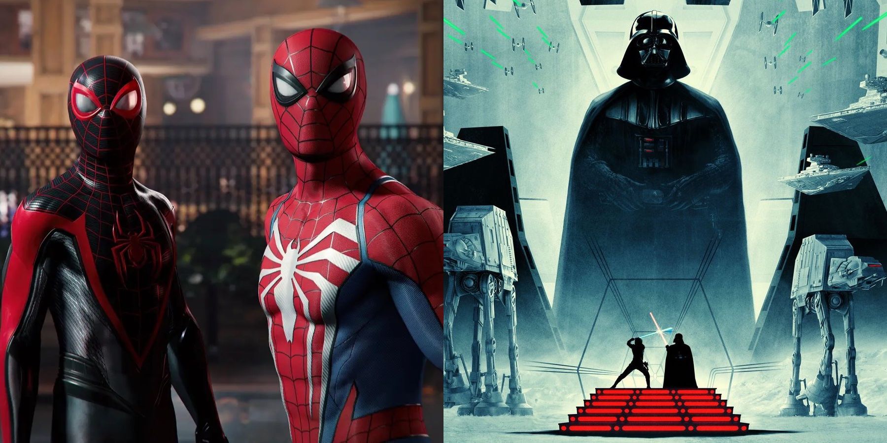 marvels spider-man 2 star wars empire strikes back compared