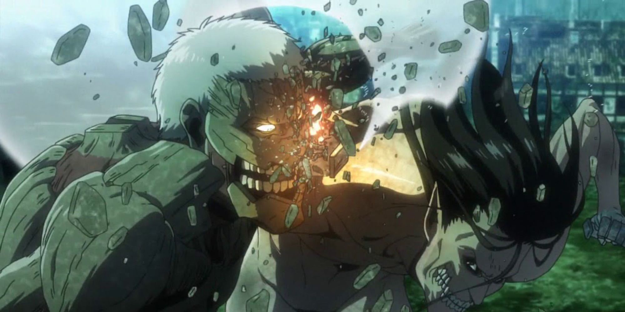Attack on Titan Season 3 Part 2 intro Eren vs. Reiner