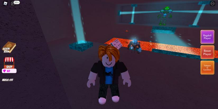 meeting The Collector in Roblox Wacky Wizards