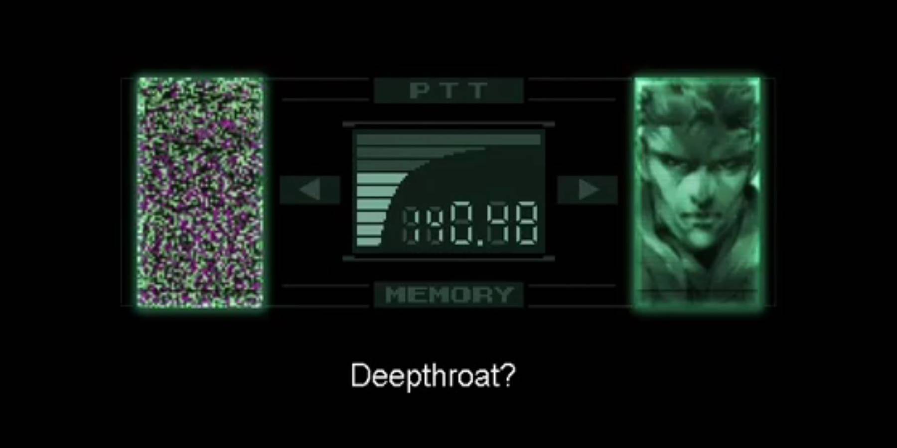 Deepthroat metal gear