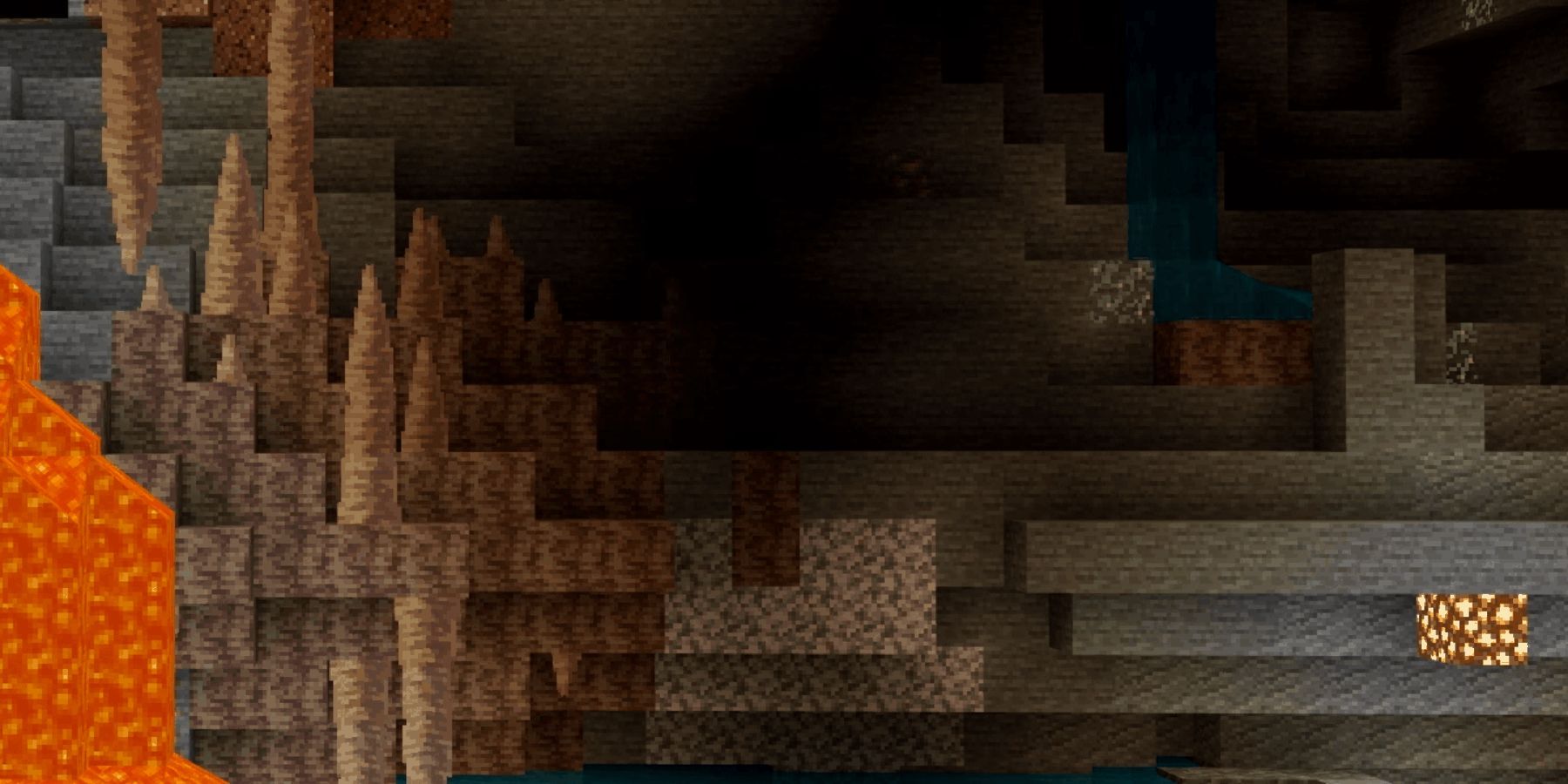 Minecraft deals cave background