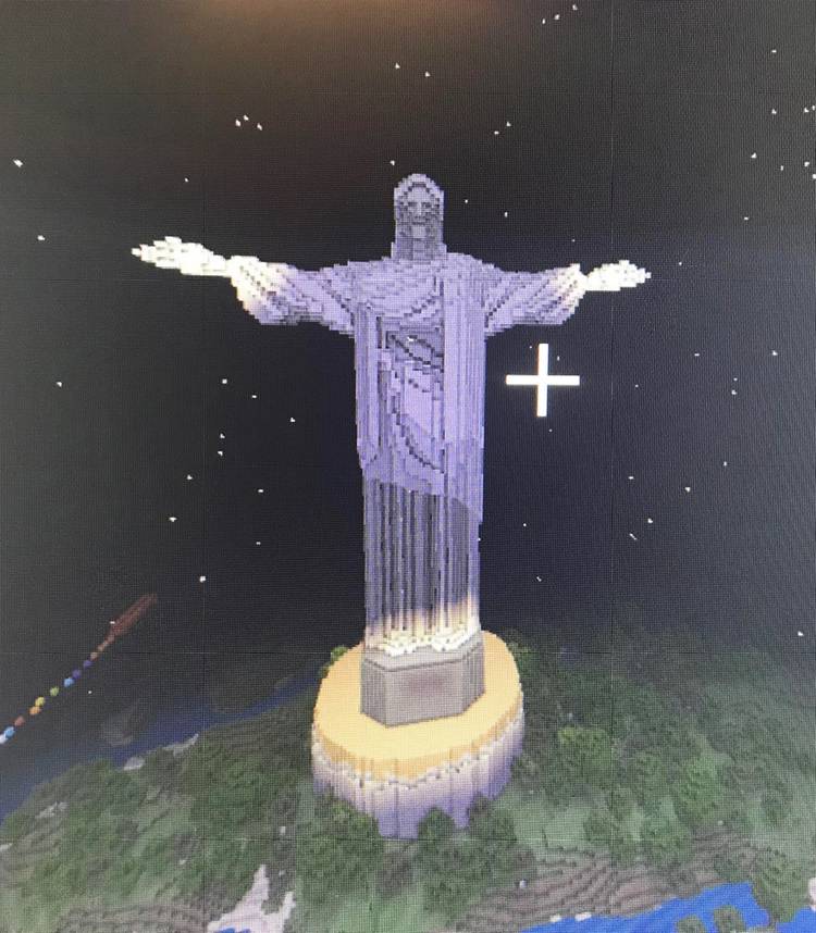 minecraft christ the redeemer vertical 1