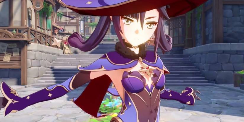 Mona roaming Mondstadt's streets