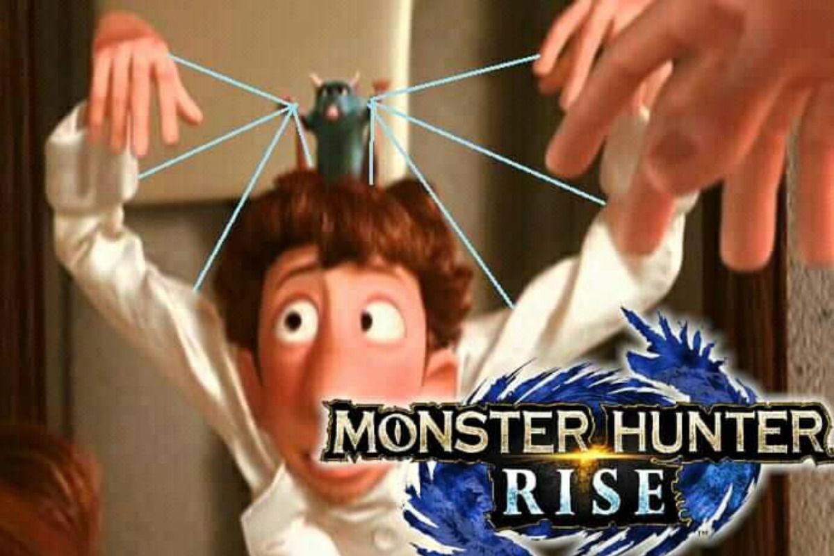 monster hunter rise ratatouie meme