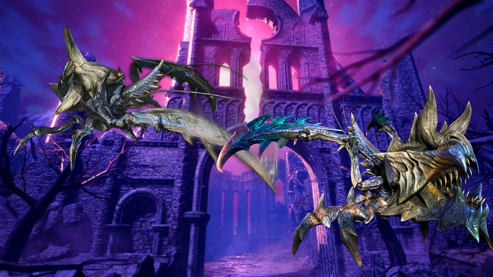 dlc returning monster shell aesthetic worldbuilding