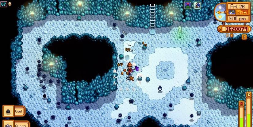 tons of monsters in the mines