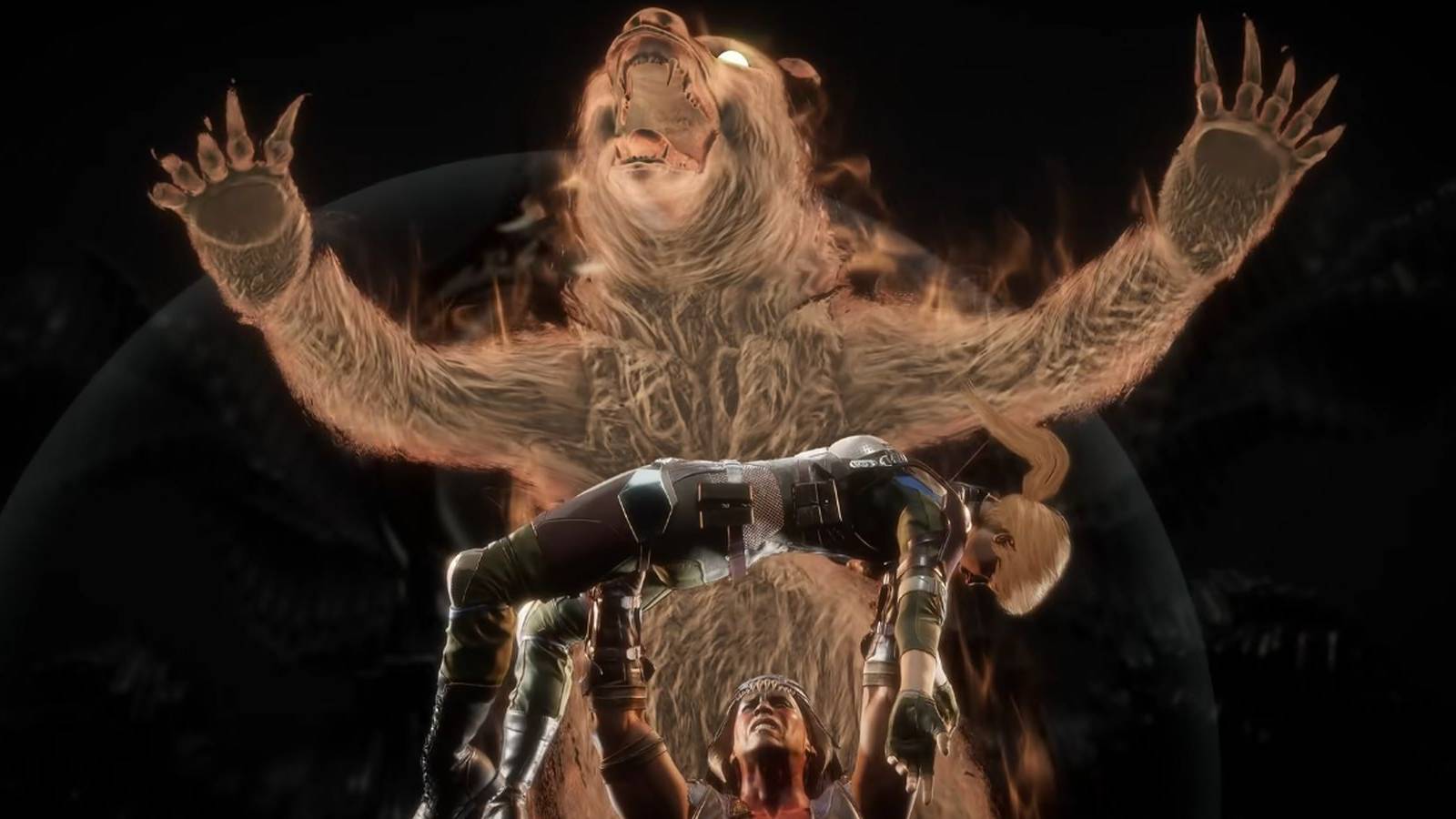Bear Fatality in Mortal Kombat 11