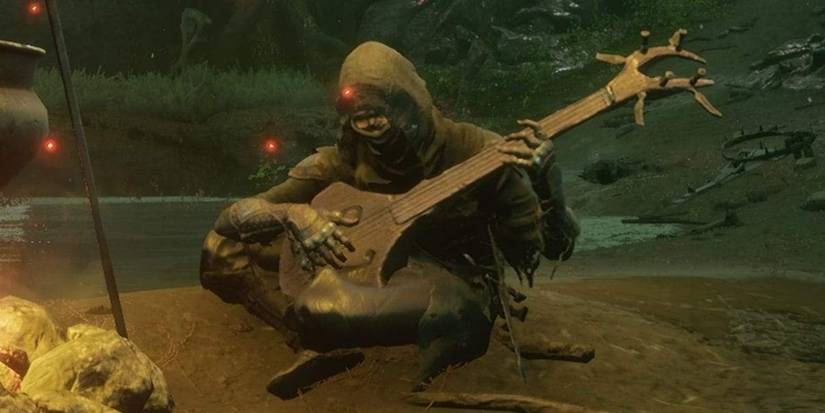 playing the simple lute in mortal shell