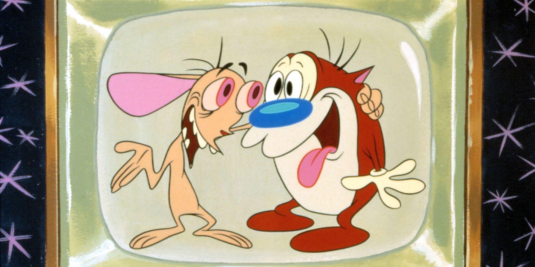 ren and stimpy cartoon hug