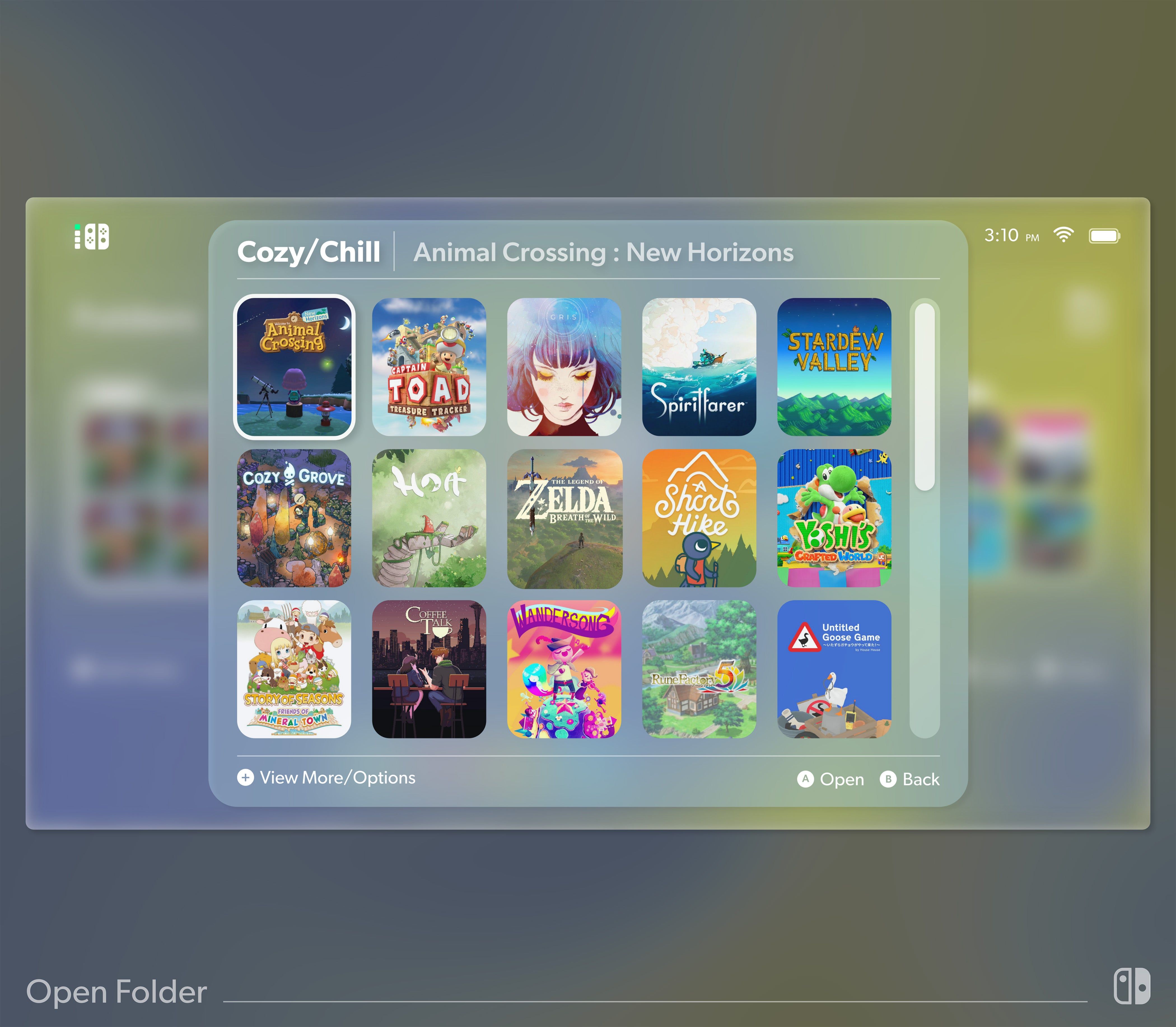 Nintendo Switch Fan Shares Awesome Concept For UI Redesign
