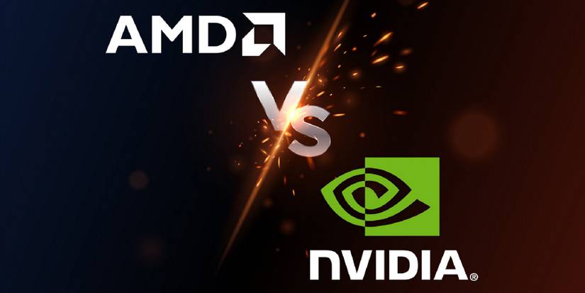 Flashy image showing the AMD and Nvidia logo with "vs" written in between them.