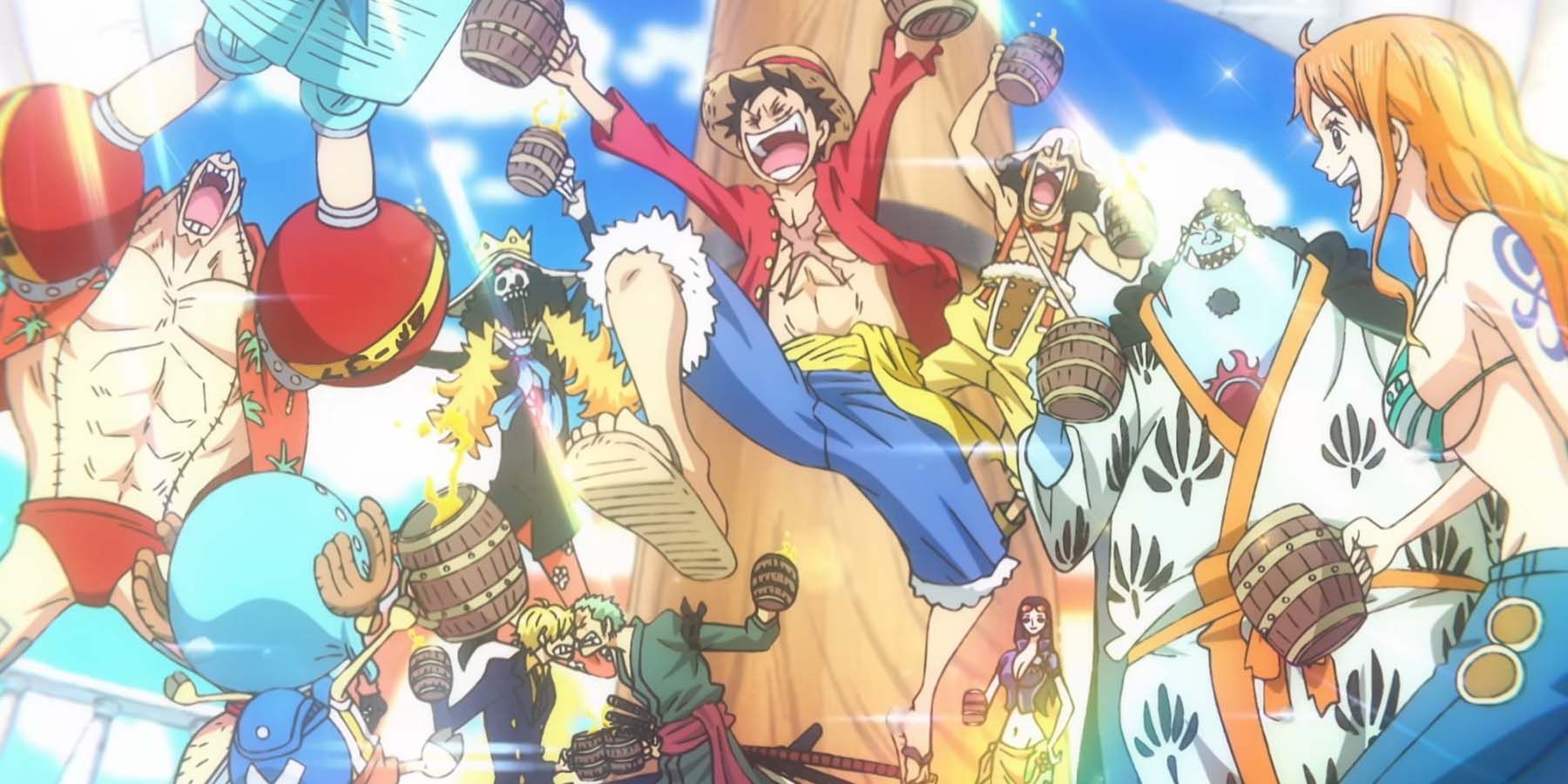 one piece straw hats anime we are one