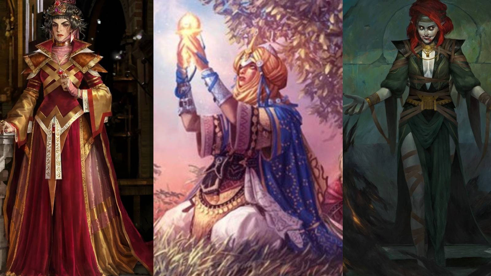 Pathfinder Wrath of the Righteous three different wizards