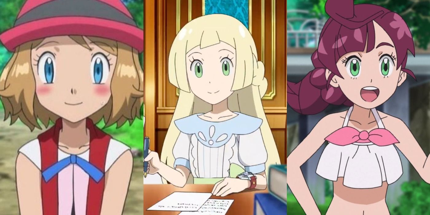 Serena, Lillie and Chloe from Pokemon anime