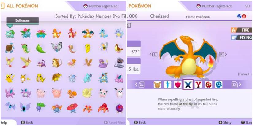 images from pokemon home pokedex
