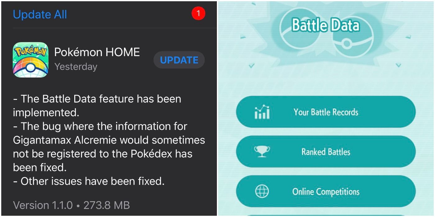 pokemon home mobile battle data feature update