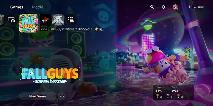 playstation 5 ui fall guys