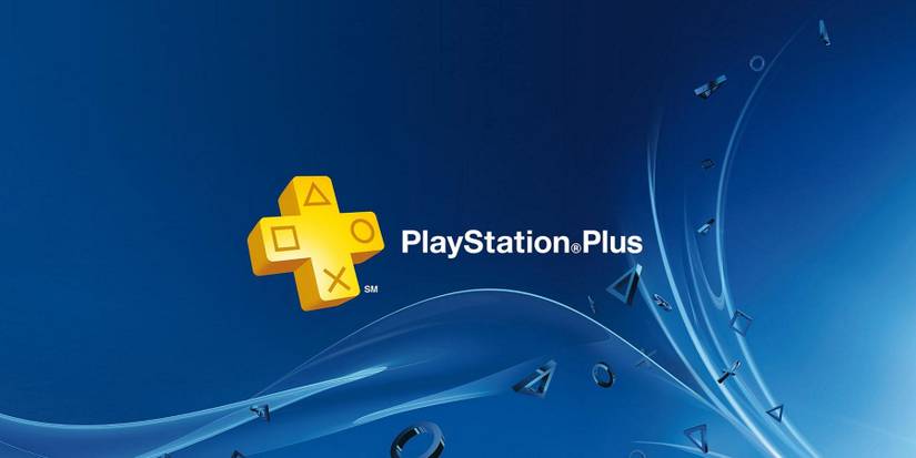 playstation plus logo blue background