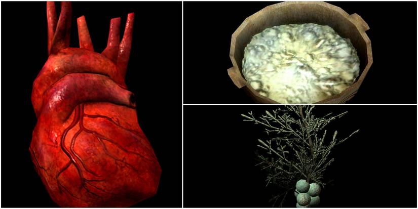 Daedra Heart, Powdered Mammoth Tusk, Juniper Berries