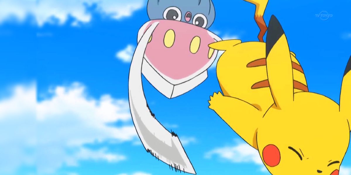pokemon anime inkay using foul play on pikachu