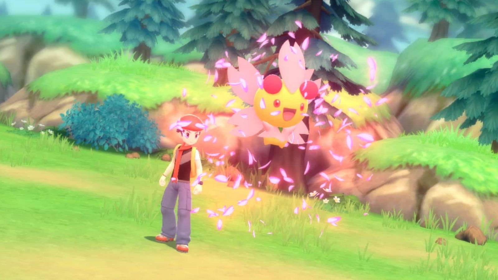 pokemon brilliant diamond shining pearl cherrim feature