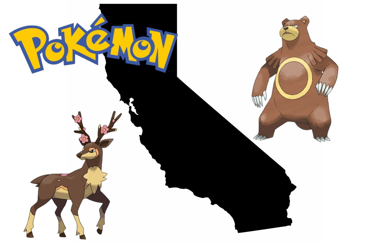 pokemon california map 