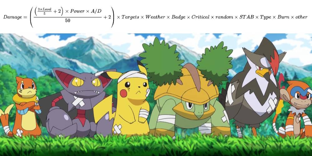 Pokemon How Damage Is Calculated