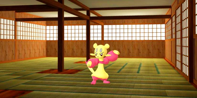pokemon go mienfoo in a dojo