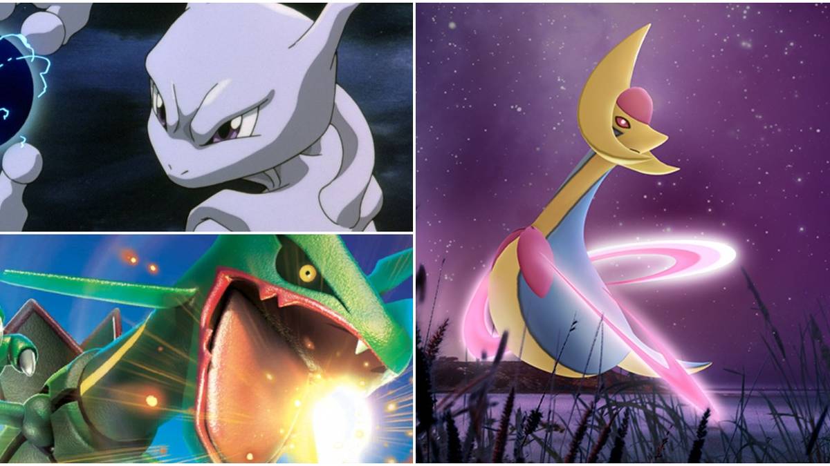 mewtwo, raqyquaza, and cresselia lore best legendaries