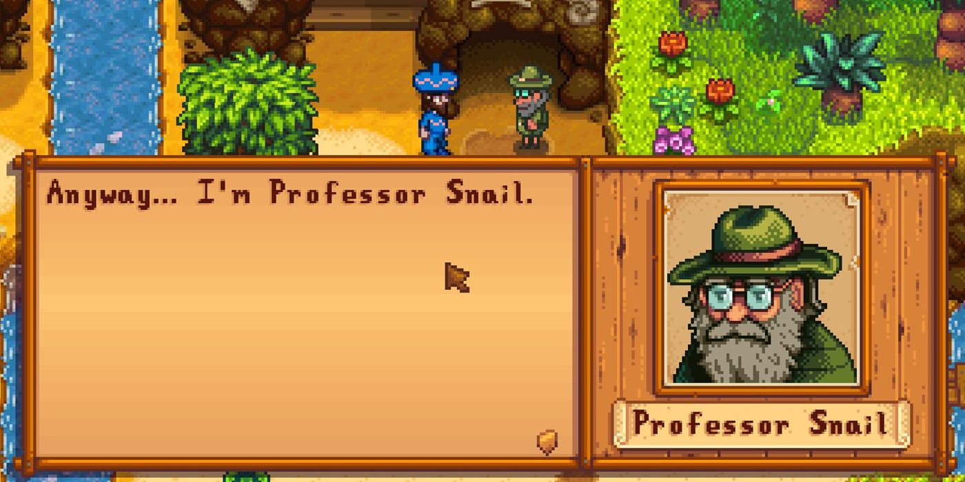 professor snail introducing himself